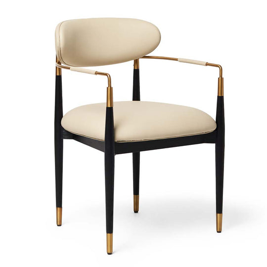 Cidra Chair, Matte Black/ Latte