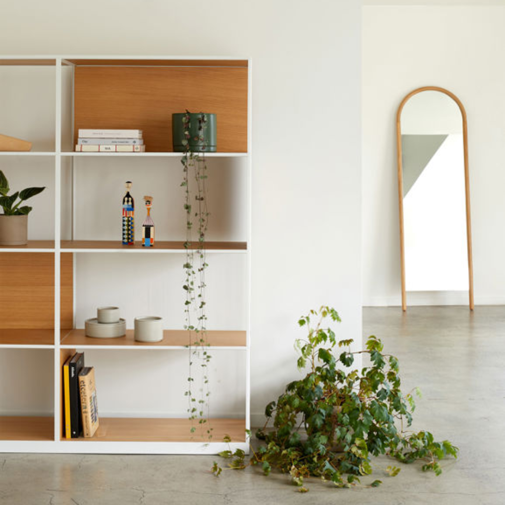 Arc Full Length Mirror, Oak, 70" X 23" Anna Hislop Home