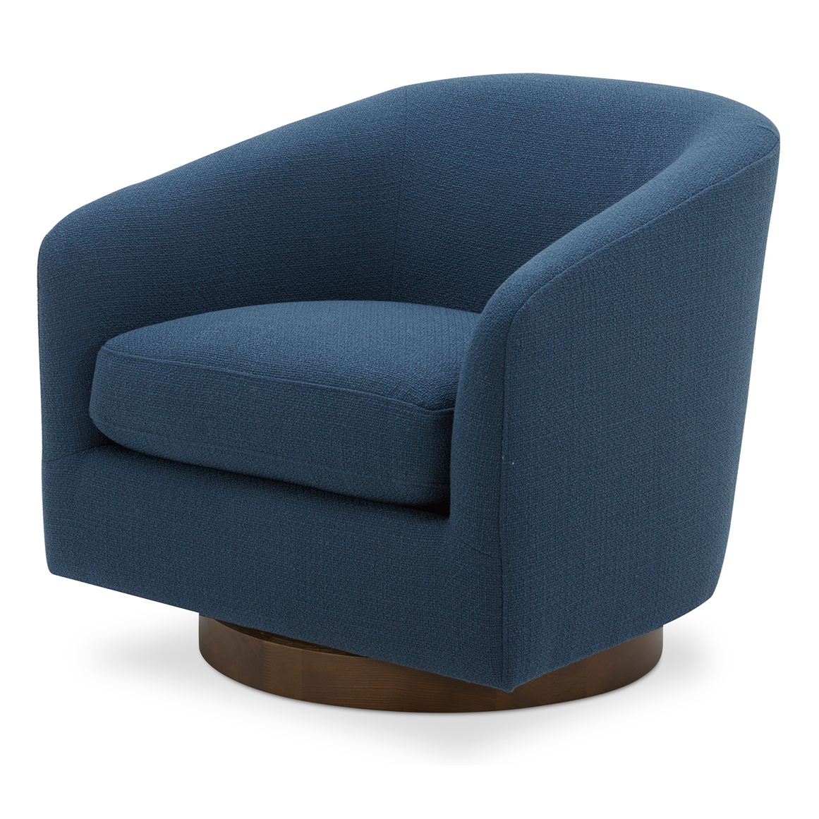 Oscy Swivel Chair, Dark Atlantic – Anna Hislop Home