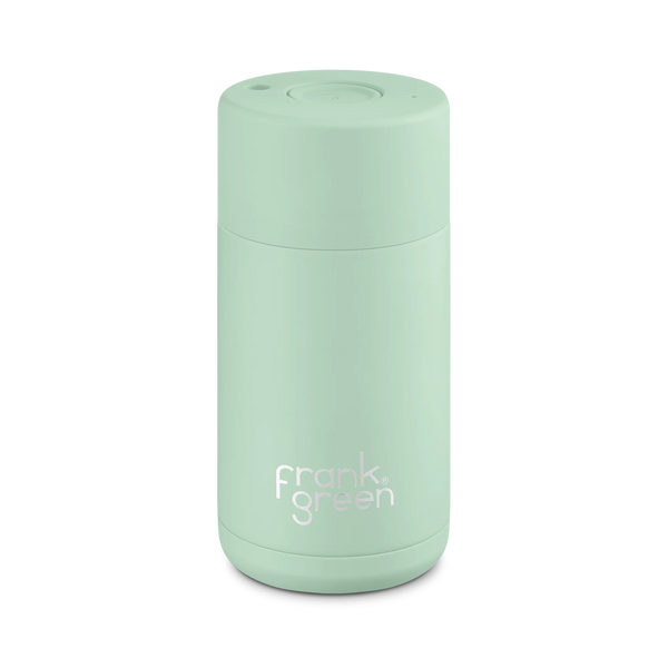 Ceramic Reusable Cup 12oz, Mint Gelato