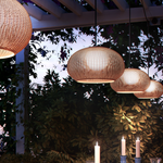 Garota Catenary Outdoor Lights, Brown Shade