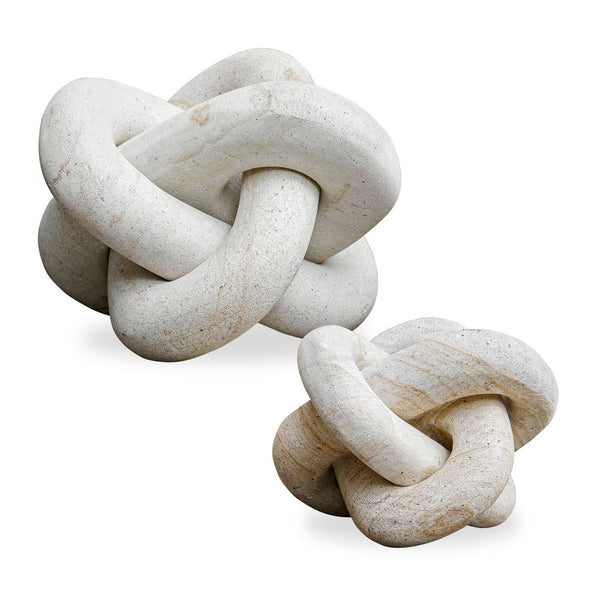 Limestone Links Sculptures, 2 Sizes