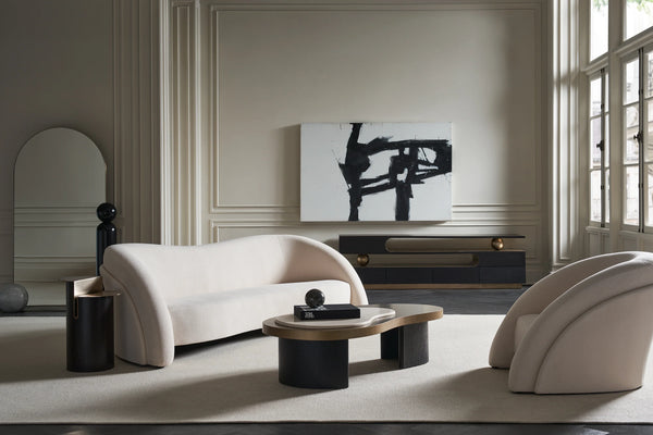 Movement Chair - Ivory, 36.75"W