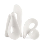 Silent Wave Indoor-Outdoor Sculptures, S/2