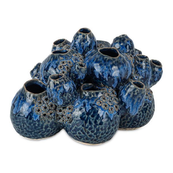 Sulawasi Blue Shells, 6.75"H x 7.5"W x 10"D