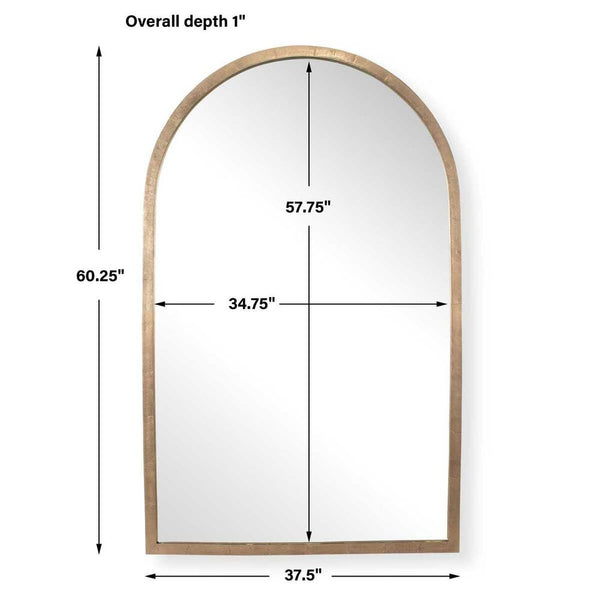 Vestry Arch Mirror, 38"W x 60"H x 1"D