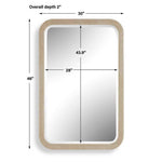 Emari Mirror, 30"W x 46"H