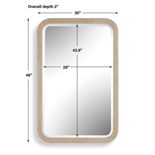Emari Mirror, 30"W x 46"H