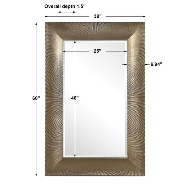 Valenton Mirror, 39"W x 60"H