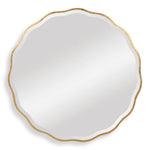 Aneta Round Mirrors, Gold, 42"