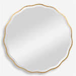 Aneta Round Mirrors, Gold, 42"