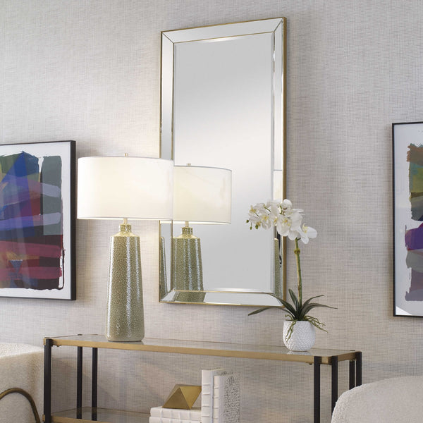 Lytton Mirror, Gold, 24"W X 48"H X 1"D
