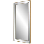Lytton Mirror, Gold, 24"W X 48"H X 1"D