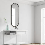 Varina Tall Black Mirror, 22"W x 60"H