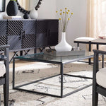 Bravura Coffee Table - Black, 48"W x 17"H x 30"D