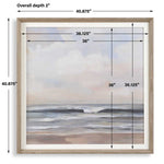 Haze Framed Print, 41"W x 41"H