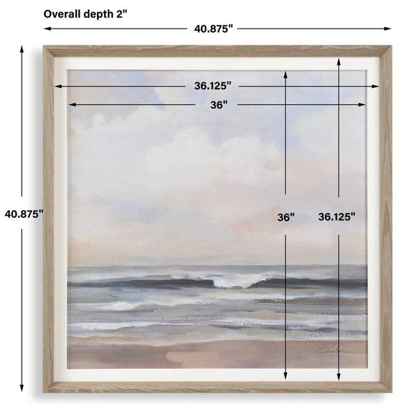 Haze Framed Print, 41"W x 41"H
