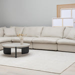 Tosta Leaning Shelf, Light Oak, 26.75" W × 17.25" D × 75.5" H