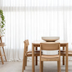 Tosta Leaning Shelf, Light Oak, 26.75" W × 17.25" D × 75.5" H