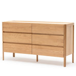 Nell Dresser, 6 Drawers, Light Oak, 63"W