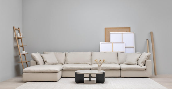 Tosta Leaning Shelf, Light Oak, 26.75" W × 17.25" D × 75.5" H