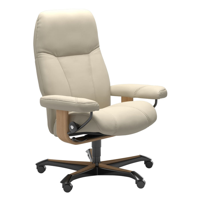 Consul Office Chair, Batick Cream/Oak