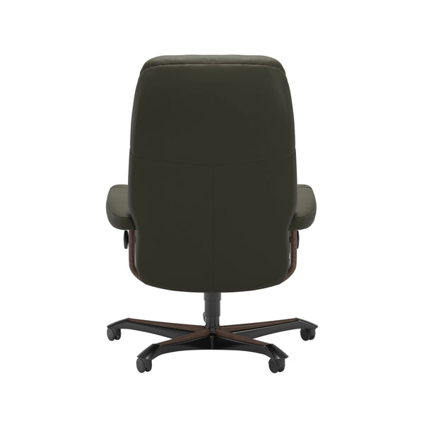 Consul Office Chair, Paloma Shadow/Walnut