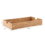 Water Hyacinth Coffee Table/Under Bed Bin, 34.25" x 18"