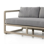 Callan 90" Outdoor Sofa, Weathered Gray
