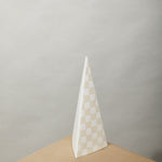 Checker Tree Figurine White, 14"