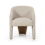 Fae Dining Chair, Nova Taupe Performance Fabric