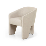 Fae Dining Chair, Nova Taupe Performance Fabric