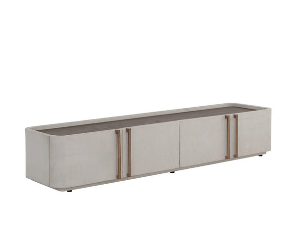 Jamille Media Console, 80"W x 19"D x 14.5"H