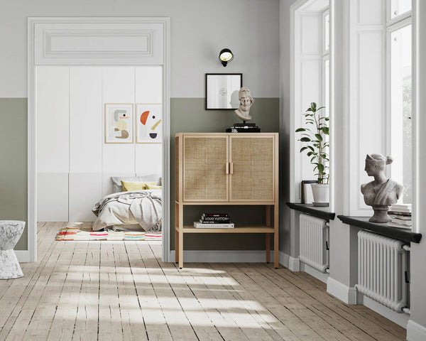 Kezia Highboard, 35.25"W x 15.75"D x 47.75"H