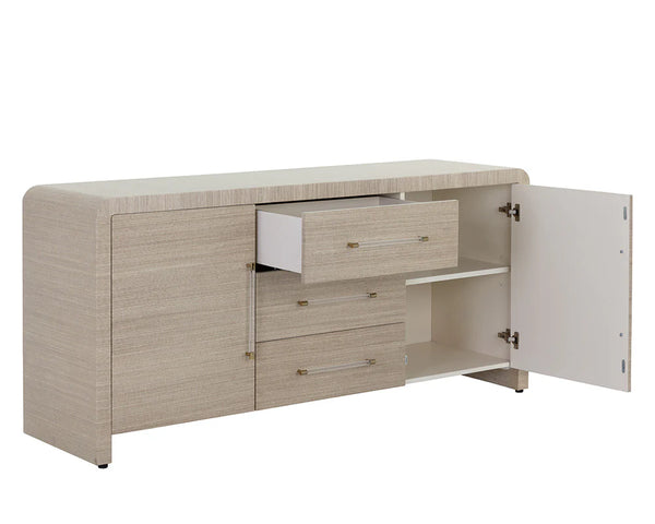 Atherton Sideboard, Sand, 69"W x 19"D x 31"H