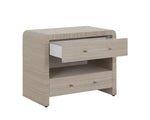 Atherton Nightstand, Sand, 34"W