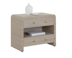 Atherton Nightstand, Sand, 34"W