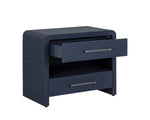 Atherton Nightstand, Indigo, 34"W