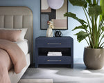 Atherton Nightstand, Indigo, 34"W
