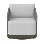 Allariz Swivel Armchair, Warm Grey