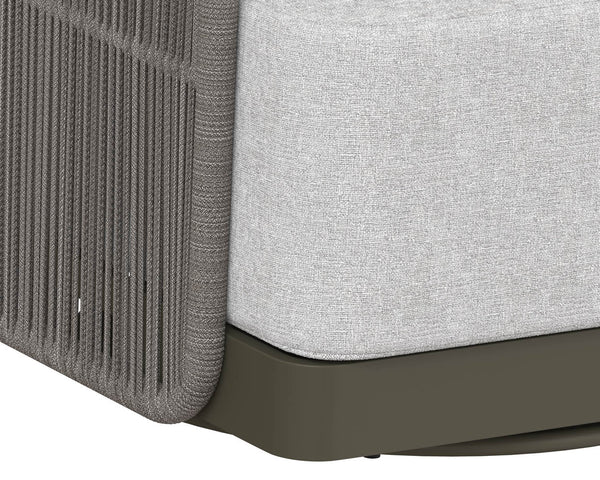 Allariz Swivel Armchair, Warm Grey