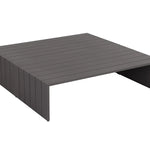 Allariz Verin Coffee Table, Warm Grey, 60"W x 31.25"D x 16"H