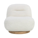 Franze Swivel Lounge Chair, Merino Pearl Performance Fabric