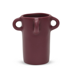 Loopy Small Vase, Oxblood