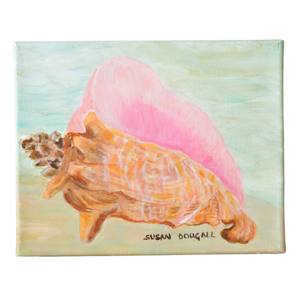 Conch Shell V, Original Art, 10"W x 8"H
