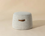 Mitchell Ottoman, Merino Cotton, 21.5"Dia x 16"H