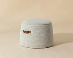 Mitchell Ottoman, Merino Cotton, 21.5"Dia x 16"H