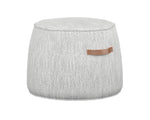 Mitchell Ottoman, Merino Cotton, 21.5"Dia x 16"H