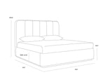 Jamille Bed, Eclipse Natural, King & Queen