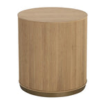 Kalla Side Table, Rustic Oak, 22"W